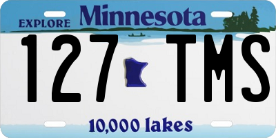 MN license plate 127TMS
