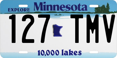 MN license plate 127TMV