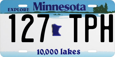 MN license plate 127TPH