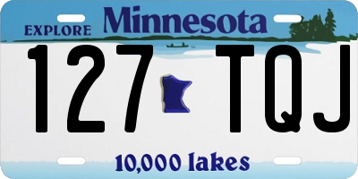 MN license plate 127TQJ