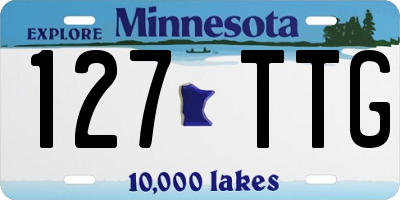MN license plate 127TTG