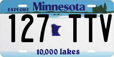 MN license plate 127TTV