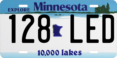 MN license plate 128LED