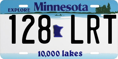 MN license plate 128LRT