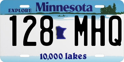 MN license plate 128MHQ