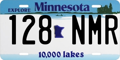 MN license plate 128NMR