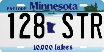 MN license plate 128STR