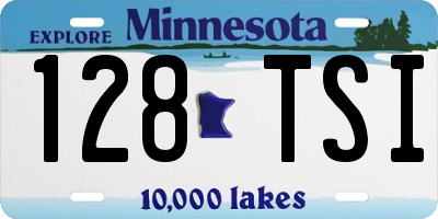 MN license plate 128TSI