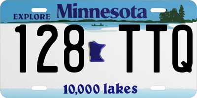 MN license plate 128TTQ