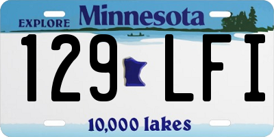 MN license plate 129LFI