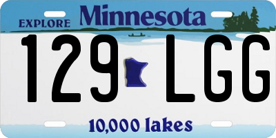MN license plate 129LGG