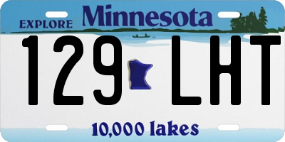 MN license plate 129LHT