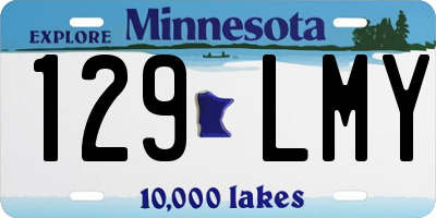 MN license plate 129LMY