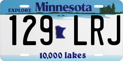 MN license plate 129LRJ