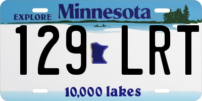 MN license plate 129LRT