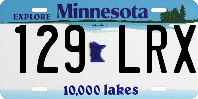 MN license plate 129LRX
