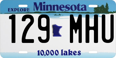MN license plate 129MHU