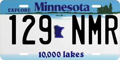 MN license plate 129NMR