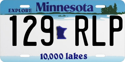 MN license plate 129RLP