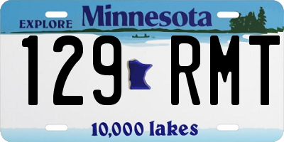 MN license plate 129RMT