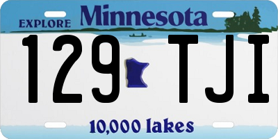 MN license plate 129TJI