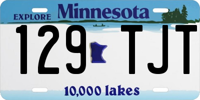 MN license plate 129TJT