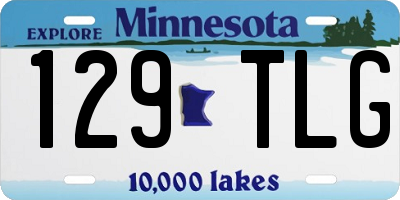 MN license plate 129TLG