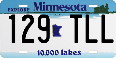 MN license plate 129TLL