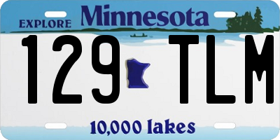 MN license plate 129TLM