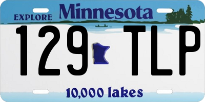 MN license plate 129TLP