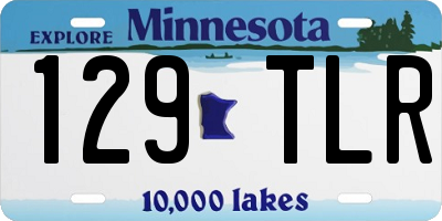 MN license plate 129TLR