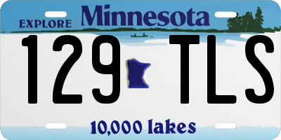 MN license plate 129TLS