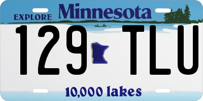 MN license plate 129TLU
