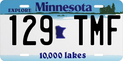 MN license plate 129TMF