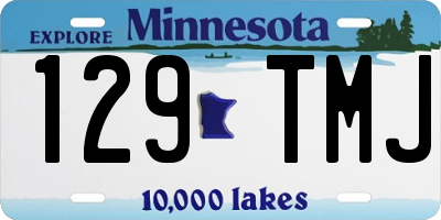 MN license plate 129TMJ