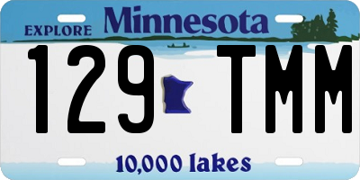 MN license plate 129TMM