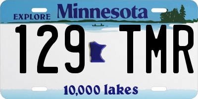 MN license plate 129TMR