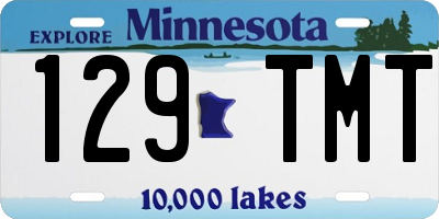 MN license plate 129TMT