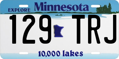 MN license plate 129TRJ