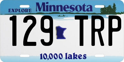 MN license plate 129TRP