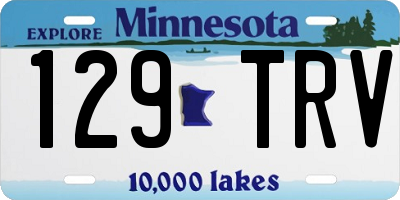 MN license plate 129TRV