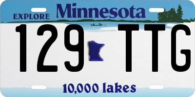 MN license plate 129TTG
