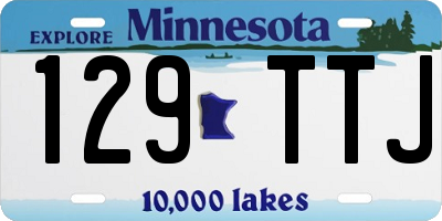 MN license plate 129TTJ