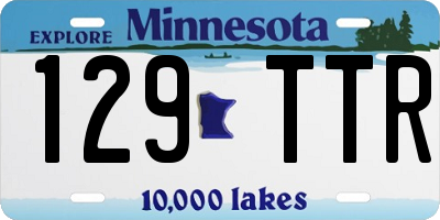 MN license plate 129TTR
