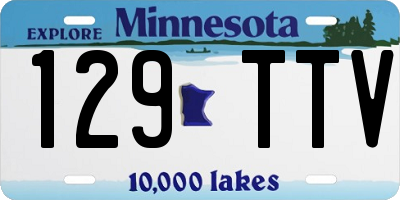 MN license plate 129TTV
