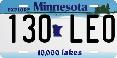 MN license plate 130LEO