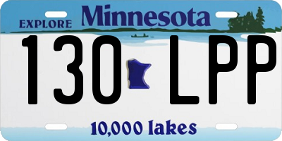 MN license plate 130LPP