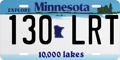 MN license plate 130LRT