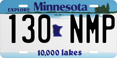 MN license plate 130NMP