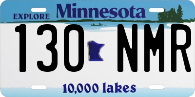 MN license plate 130NMR
